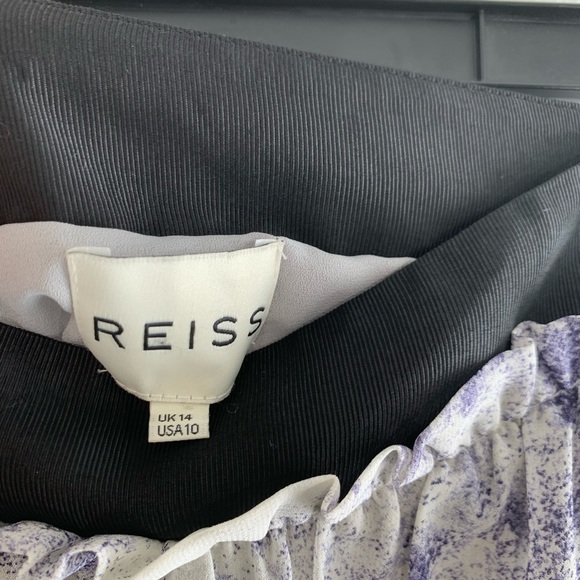 Reiss Molly Tie Dye Smudge Maxi Skirt 10 - Picture 5 of 8
